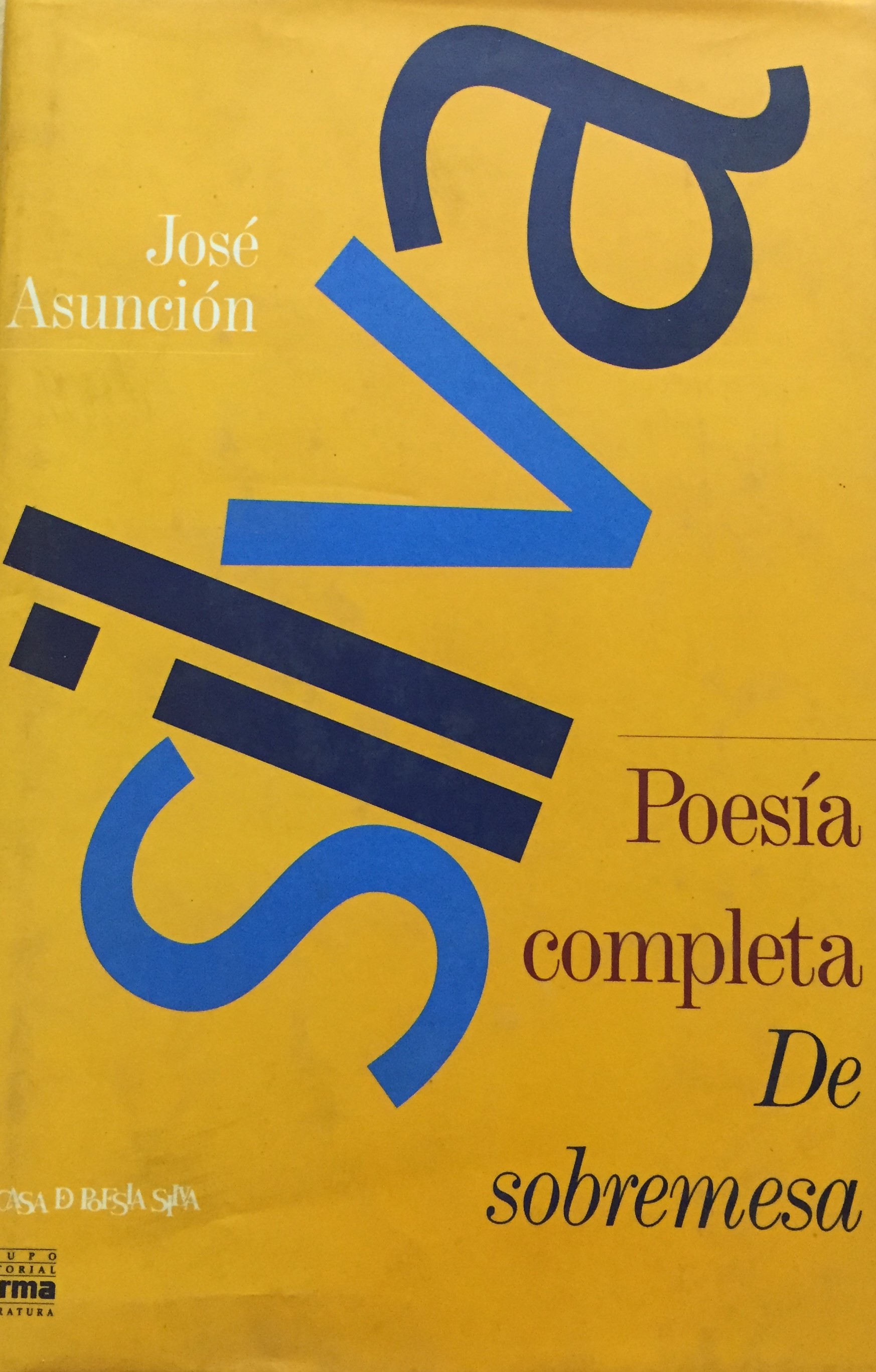Poesía completa de sobremesa